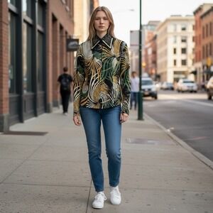 Hobby Horse Limited Edition Equestrian Horse Western Women's‎ Show Shirt Size M